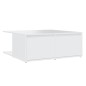 vidaXL Tavolino da Caffè Bianco 80x80x31 cm in Truciolato vidaXL Tavolino da Caffè Bianco 80x80x31 cm in Truciolato