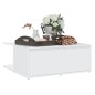 vidaXL Tavolino da Caffè Bianco 80x80x31 cm in Truciolato vidaXL Tavolino da Caffè Bianco 80x80x31 cm in Truciolato