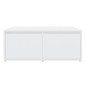 vidaXL Tavolino da Caffè Bianco 80x80x31 cm in Truciolato vidaXL Tavolino da Caffè Bianco 80x80x31 cm in Truciolato