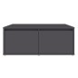 vidaXL Tavolino da Salotto Grigio 80x80x31 cm in Legno Multistrato vidaXL Tavolino da Salotto Grigio 80x80x31 cm in Legno Multistrato