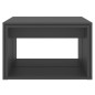 vidaXL Set 3 Tavolini ad Incastro Grigi 60x60x38 cm in Truciolato vidaXL Set 3 Tavolini ad Incastro Grigi 60x60x38 cm in Truciolato