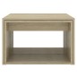 vidaXL Set 3 Tavolini ad Incastro Sonoma 60x60x38 cm in Truciolato vidaXL Set 3 Tavolini ad Incastro Sonoma 60x60x38 cm in Truciolato
