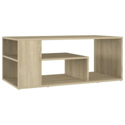 vidaXL Tavolino da Salotto Rovere Sonoma 100x50x40cm Legno Multistrato