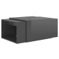 vidaXL Set 3 Tavolini ad Incastro Grigio Lucido 60x60x38 cm Truciolato vidaXL Set 3 Tavolini ad Incastro Grigio Lucido 60x60x38 cm Truciolato