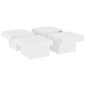vidaXL Tavolino da Salotto Bianco 90x90x28 cm in Truciolato vidaXL Tavolino da Salotto Bianco 90x90x28 cm in Truciolato