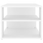 vidaXL Tavolino da Caffè Bianco 100x50x40 cm in Truciolato vidaXL Tavolino da Caffè Bianco 100x50x40 cm in Truciolato
