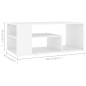 vidaXL Tavolino da Caffè Bianco 100x50x40 cm in Truciolato vidaXL Tavolino da Caffè Bianco 100x50x40 cm in Truciolato