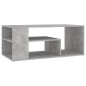 vidaXL Tavolino da Caffè Grigio Cemento 100x50x40 cm in Truciolato vidaXL Tavolino da Caffè Grigio Cemento 100x50x40 cm in Truciolato