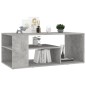 vidaXL Tavolino da Caffè Grigio Cemento 100x50x40 cm in Truciolato vidaXL Tavolino da Caffè Grigio Cemento 100x50x40 cm in Truciolato