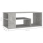 vidaXL Tavolino da Caffè Grigio Cemento 100x50x40 cm in Truciolato vidaXL Tavolino da Caffè Grigio Cemento 100x50x40 cm in Truciolato