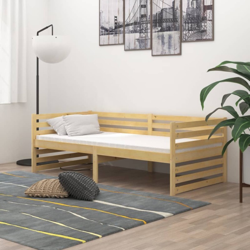 vidaXL Dormeuse in Legno Massello di Pino 90x200 cm vidaXL Dormeuse in Legno Massello di Pino 90x200 cm
