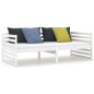 vidaXL Dormeuse Bianca in Legno Massello di Pino 90x200 cm vidaXL Dormeuse Bianca in Legno Massello di Pino 90x200 cm