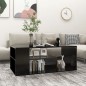 vidaXL Tavolino da Caffè Nero 100x50x40 cm in Truciolato vidaXL Tavolino da Caffè Nero 100x50x40 cm in Truciolato
