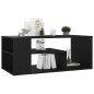 vidaXL Tavolino da Caffè Nero 100x50x40 cm in Truciolato vidaXL Tavolino da Caffè Nero 100x50x40 cm in Truciolato