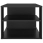 vidaXL Tavolino da Caffè Nero 100x50x40 cm in Truciolato vidaXL Tavolino da Caffè Nero 100x50x40 cm in Truciolato