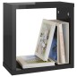 vidaXL Mensole Parete a Cubo 4 pz Nero Lucido 30x15x30 cm vidaXL Mensole Parete a Cubo 4 pz Nero Lucido 30x15x30 cm