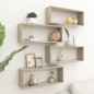 vidaXL Mensole a Cubo 4 pz Sonoma 60x15x23 cm in Truciolato vidaXL Mensole a Cubo 4 pz Sonoma 60x15x23 cm in Truciolato