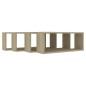 vidaXL Mensole a Cubo 4 pz Sonoma 60x15x23 cm in Truciolato vidaXL Mensole a Cubo 4 pz Sonoma 60x15x23 cm in Truciolato