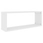 vidaXL Mensole Parete a Cubo 6 pz Bianche 60x15x23 cm Truciolato vidaXL Mensole Parete a Cubo 6 pz Bianche 60x15x23 cm Truciolato