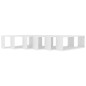 vidaXL Mensole Parete a Cubo 6 pz Bianche 60x15x23 cm Truciolato vidaXL Mensole Parete a Cubo 6 pz Bianche 60x15x23 cm Truciolato