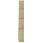 vidaXL Mensola da Parete a Cubo Rovere Sonoma 90x15x119 cm Truciolato