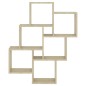 vidaXL Mensola da Parete a Cubo Rovere Sonoma 78x15x93 cm Truciolato vidaXL Mensola da Parete a Cubo Rovere Sonoma 78x15x93 cm Truciolato