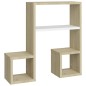 vidaXL Mensole a Muro 2pz Bianco e Sonoma 50x15x50cm Legno Multistrato vidaXL Mensole a Muro 2pz Bianco e Sonoma 50x15x50cm Legno Multistrato