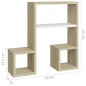 vidaXL Mensole a Muro 2pz Bianco e Sonoma 50x15x50cm Legno Multistrato vidaXL Mensole a Muro 2pz Bianco e Sonoma 50x15x50cm Legno Multistrato