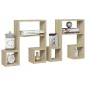 vidaXL Mensole a Muro 2 pz Rovere Sonoma 50x15x50 cm Legno Multistrato vidaXL Mensole a Muro 2 pz Rovere Sonoma 50x15x50 cm Legno Multistrato