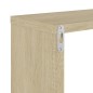 vidaXL Mensole a Muro 2 pz Rovere Sonoma 50x15x50 cm Legno Multistrato vidaXL Mensole a Muro 2 pz Rovere Sonoma 50x15x50 cm Legno Multistrato