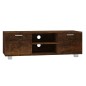 Mobile TV Rovere Fumo 120x40,5x35 cm in Legno Multistrato Mobile TV Rovere Fumo 120x40,5x35 cm in Legno Multistrato