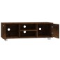 Mobile TV Rovere Fumo 120x40,5x35 cm in Legno Multistrato Mobile TV Rovere Fumo 120x40,5x35 cm in Legno Multistrato