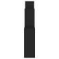 vidaXL Mensola da Parete a Cubo Nero 80x15x78,5 cm Truciolato vidaXL Mensola da Parete a Cubo Nero 80x15x78,5 cm Truciolato