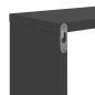 vidaXL Mensole a Muro 2 pz Grigio 50x15x50 cm in Truciolato