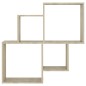 vidaXL Mensola a Cubo Rovere Sonoma 80x15x78,5cm Truciolato vidaXL Mensola a Cubo Rovere Sonoma 80x15x78,5cm Truciolato