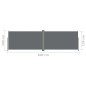 Tenda da Sole Laterale Retrattile Antracite 180x600 cm Tenda da Sole Laterale Retrattile Antracite 180x600 cm