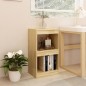 vidaXL Libreria 40x30x71,5 cm in Legno Massello di Pino vidaXL Libreria 40x30x71,5 cm in Legno Massello di Pino