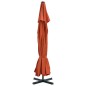 Ombrellone da Esterni con Palo in Alluminio 500 cm Terracotta Ombrellone da Esterni con Palo in Alluminio 500 cm Terracotta