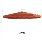 Ombrellone da Esterni con Palo in Alluminio 500 cm Terracotta Ombrellone da Esterni con Palo in Alluminio 500 cm Terracotta
