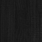 vidaXL Libreria/Divisorio Nero 100x30x103 cm in Legno Massello di Pino