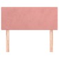 Testiera Rosa 80x5x78/88 cm in Velluto Testiera Rosa 80x5x78/88 cm in Velluto