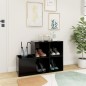 vidaXL Scarpiera da Ingresso Nera 105x35,5x70 cm in Truciolato vidaXL Scarpiera da Ingresso Nera 105x35,5x70 cm in Truciolato