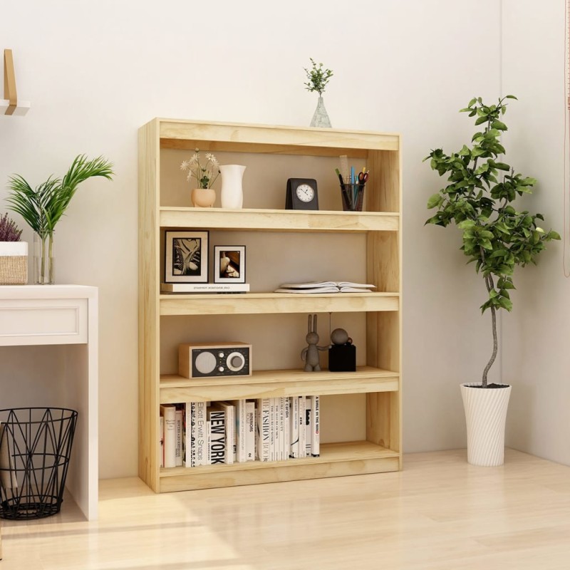 vidaXL Libreria/Divisorio 100x30x135,5 cm in Legno Massello di Pino vidaXL Libreria/Divisorio 100x30x135,5 cm in Legno Massello di Pino
