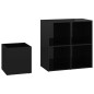 vidaXL Scarpiera Ingresso Nero Lucido 105x35,5x70cm Legno Multistrato vidaXL Scarpiera Ingresso Nero Lucido 105x35,5x70cm Legno Multistrato