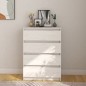vidaXL Credenza Bianca 60x36x84 cm in Legno Massello di Pino vidaXL Credenza Bianca 60x36x84 cm in Legno Massello di Pino