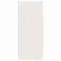 vidaXL Credenza Bianca 60x36x84 cm in Legno Massello di Pino vidaXL Credenza Bianca 60x36x84 cm in Legno Massello di Pino