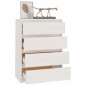 vidaXL Credenza Bianca 60x36x84 cm in Legno Massello di Pino vidaXL Credenza Bianca 60x36x84 cm in Legno Massello di Pino