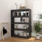 vidaXL Libreria/Divisorio Grigio 100x30x135,5 cm in Legno di Pino