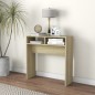 vidaXL Tavolo Consolle Rovere Sonoma 78x30x80 cm Truciolato vidaXL Tavolo Consolle Rovere Sonoma 78x30x80 cm Truciolato