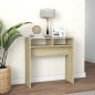 vidaXL Tavolo Consolle Rovere Sonoma 78x30x80 cm Truciolato vidaXL Tavolo Consolle Rovere Sonoma 78x30x80 cm Truciolato